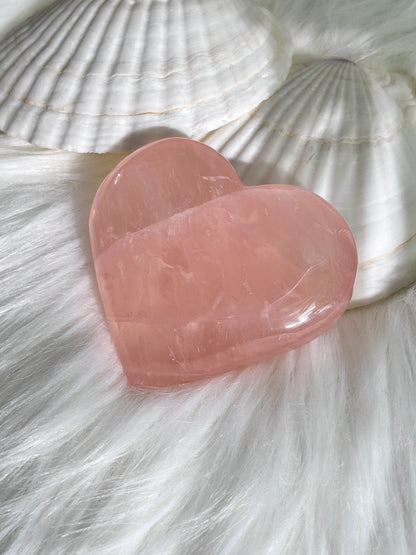 Rose Quartz Heart (#A00036)