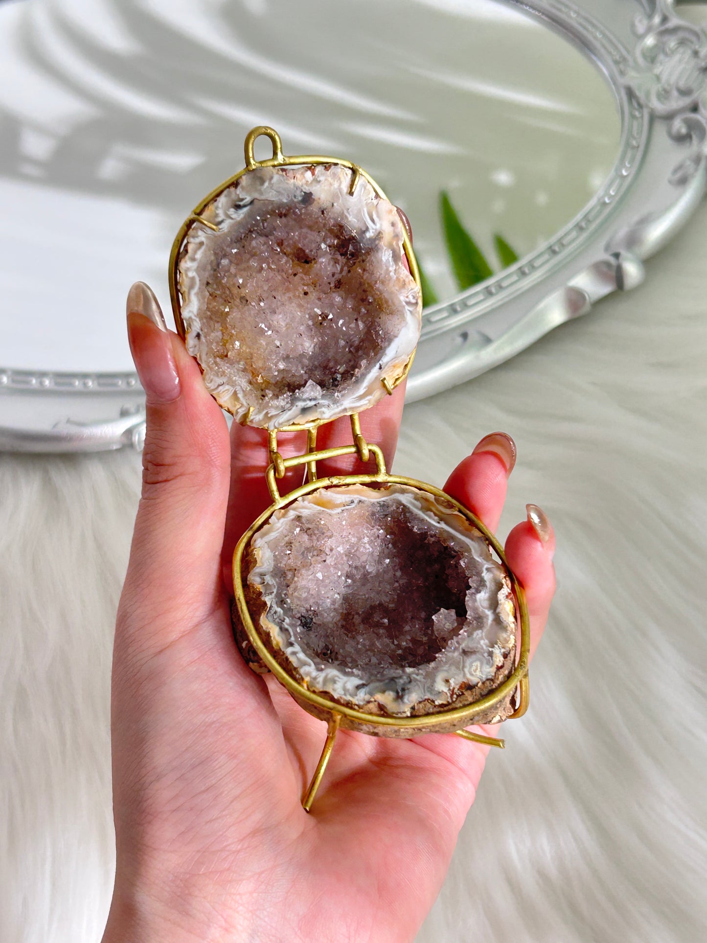 Druzy Amethyst Geode (#A00042)