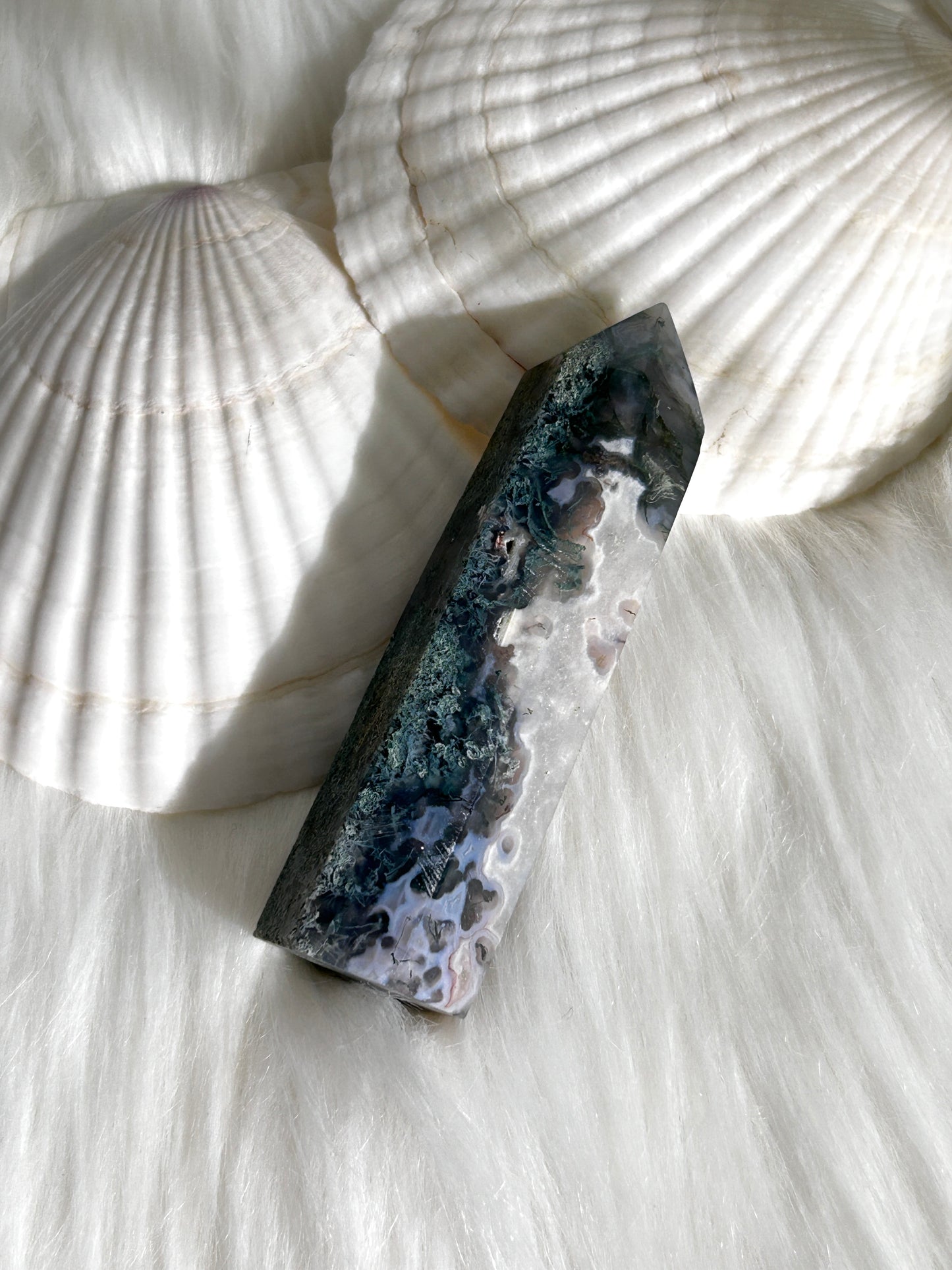 Moss Agate Tower (#A0005)