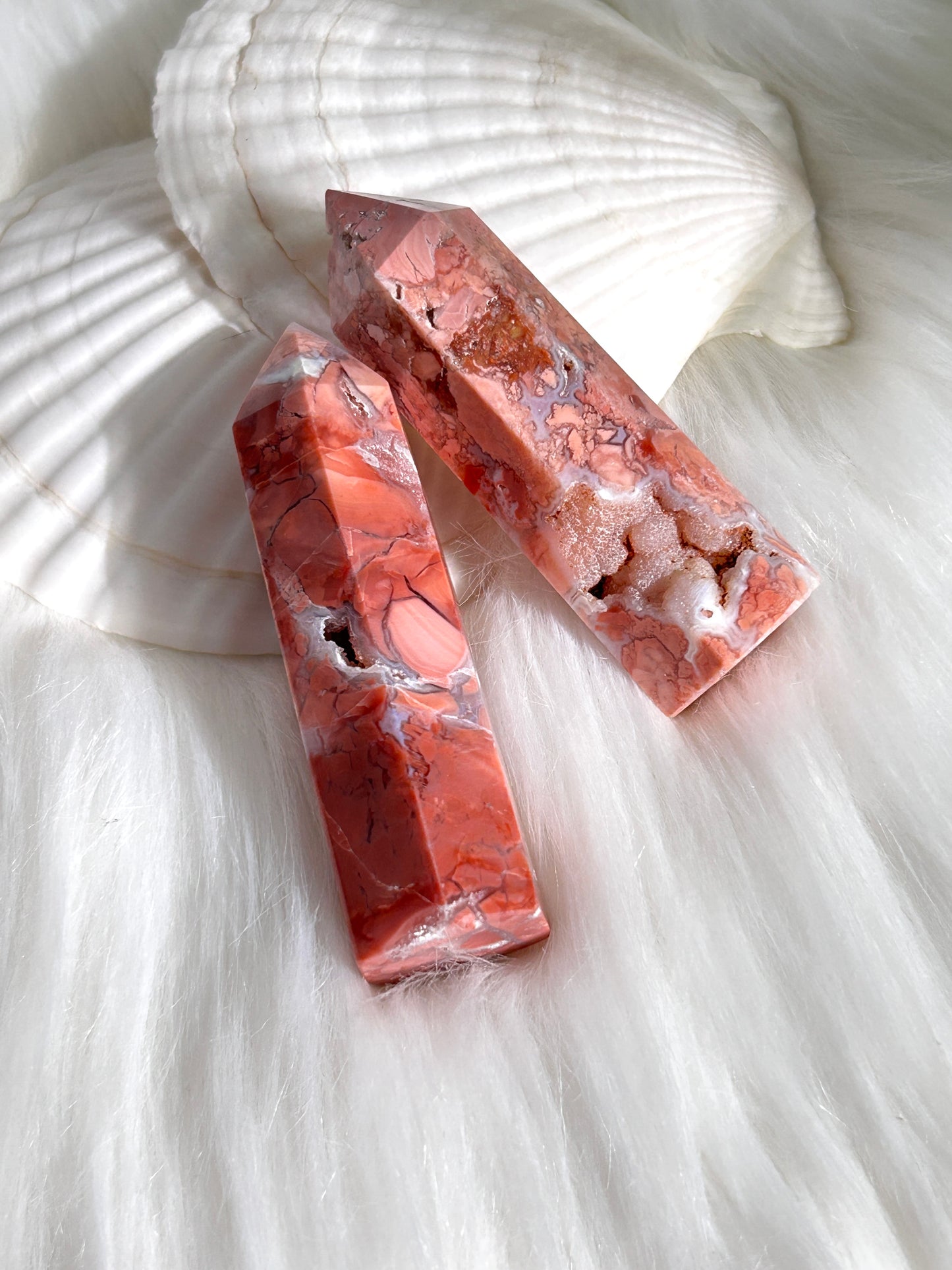 Pink Agate Tower (#A0009)