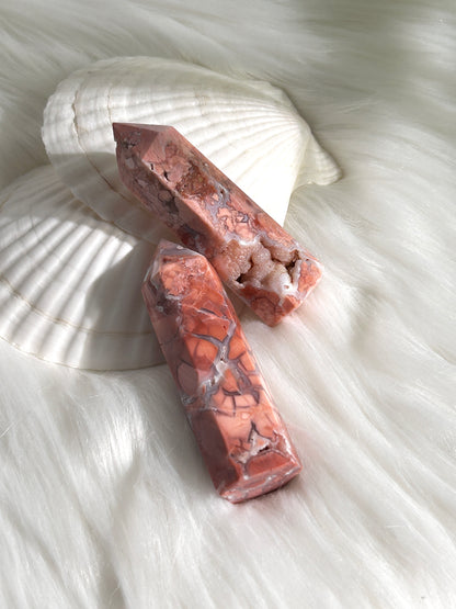 Pink Agate Tower (#A0009)