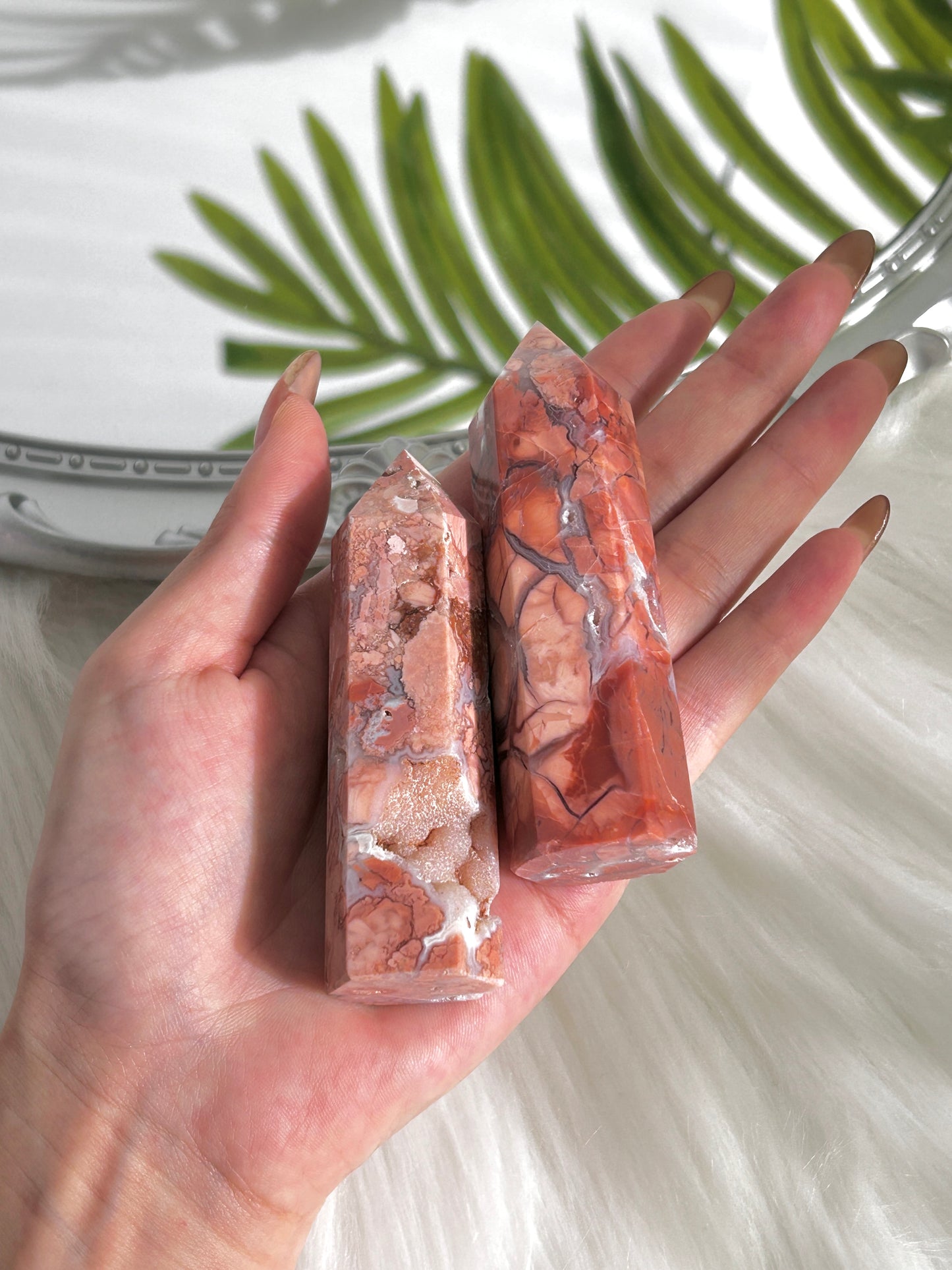 Pink Agate Tower (#A0009)