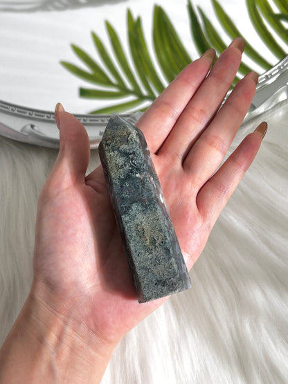Moss Agate Tower (#A0005)